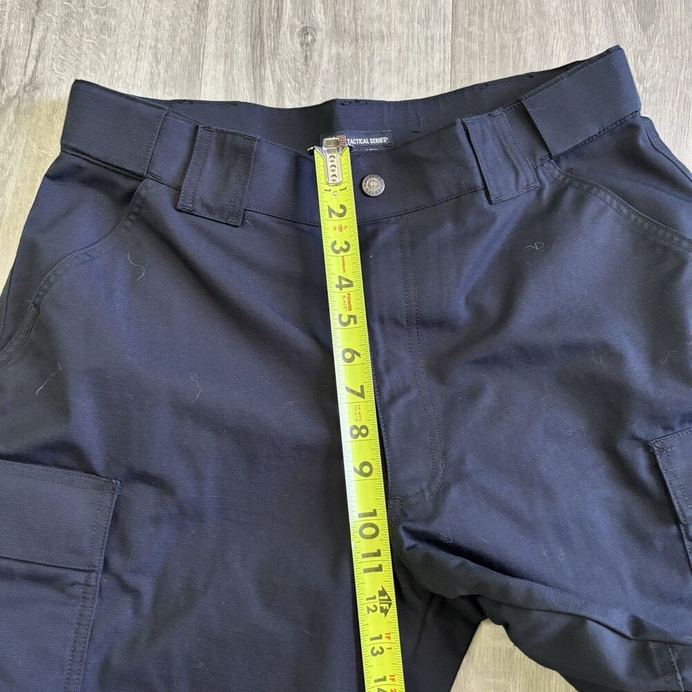 5.11 Tactical Series Cargo Pants Men's Size Large Navy Blue Ripstop Medical EMT - Picture 7 of 10